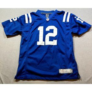 Indianapolis Colts NFL Andrew‎ Luck Jersey Boys Large Blue Pullover Kids